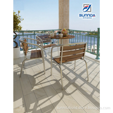 2016 Anti-slip Solid floor tile, Wood Decking Tile for open balcony, wooden look floor tile